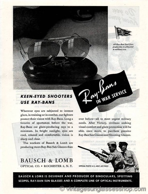 Ray ban ww2 hotsell