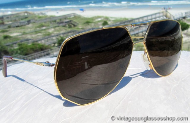 Alpina M1 F 750 Gold and Silver Sunglasses display picture 1