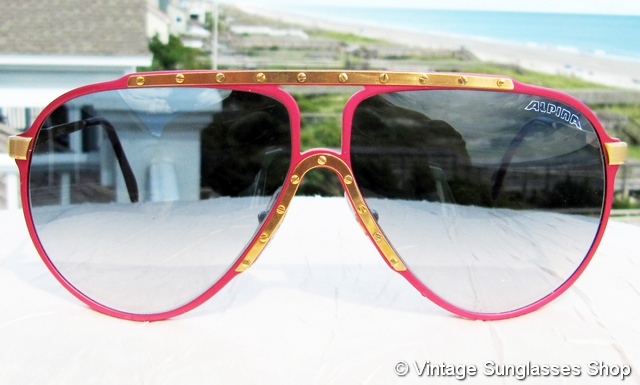 Alpina M1 Rose and Gold Sunglasses