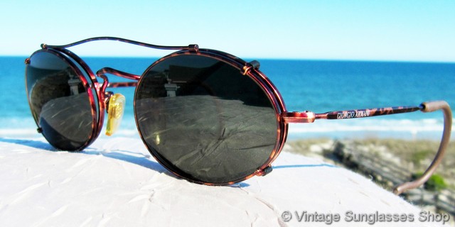 Giorgio Armani 118 718 Outdoorsman Tortuga Clip On   display picture 1