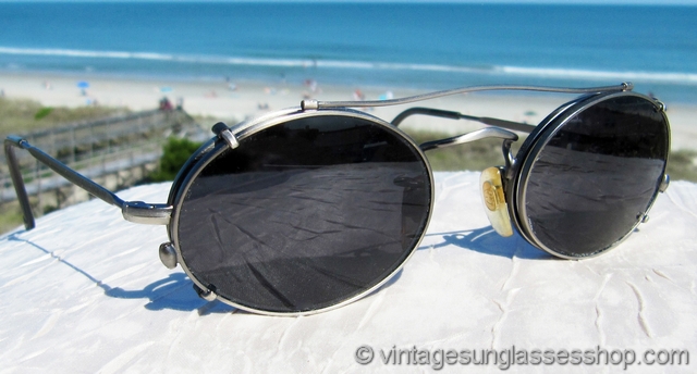armani clip on glasses