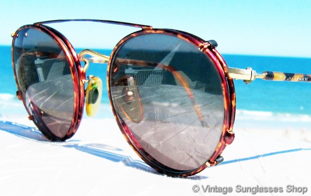 COPY - Armani Sunglasses. Slight tortuous shell on edge.  These are unisex COPY - Armani Sunglasses. Slight tortuous shell on edge  main image 4