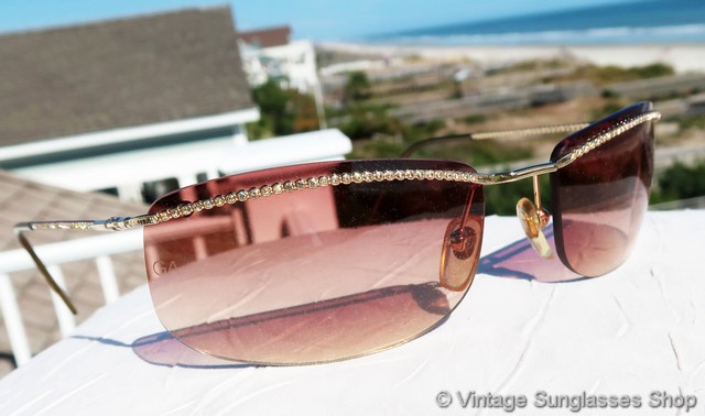 Giorgio Armani 1552 743 Rimless Sunglasses