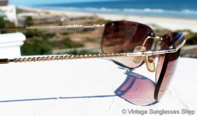 Giorgio Armani 1552 743 Rimless Sunglasses display picture 1