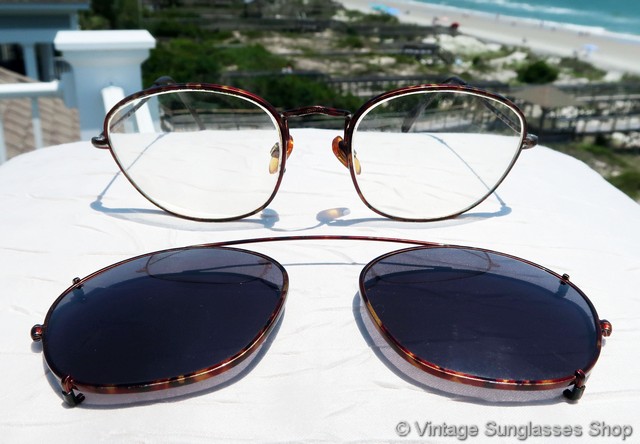 Giorgio Armani 169 808 Tortuga Clip On Sunglasses display picture 1
