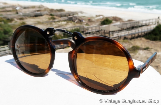 Giorgio Armani 317 057 Tortoise Shell Gatsby Sunglasses display picture 1