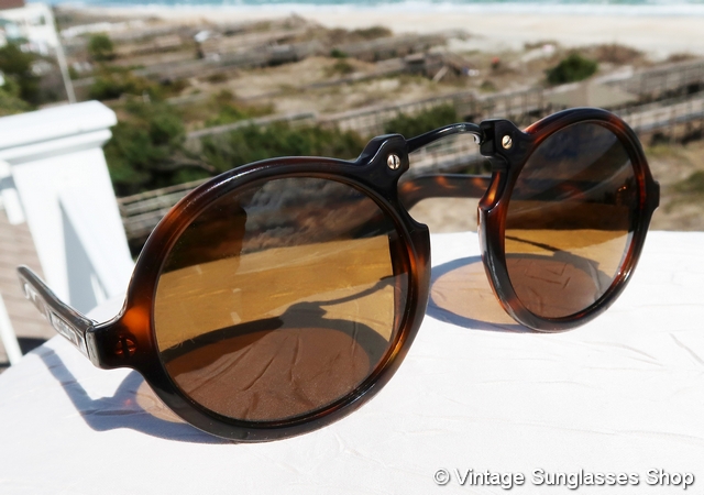 Giorgio Armani 317 057 Tortoise Shell Gatsby Sunglasses display picture 2