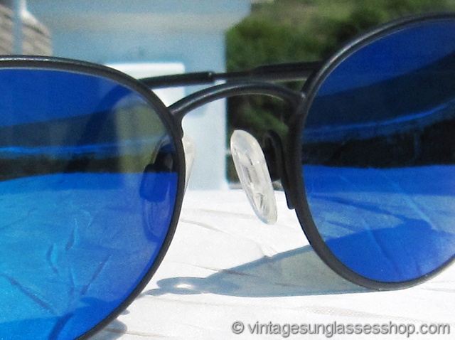 Giorgio Armani 653 706 Blue Mirror Sunglasses