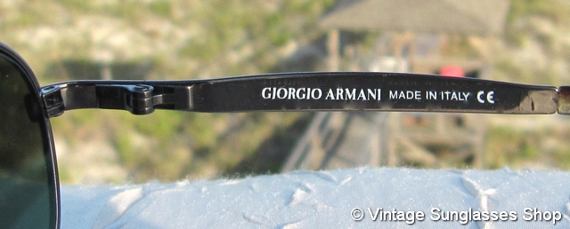 Giorgio Armani 671 976 ExtraLarge 135mm Black Sunglasses Giorgio Armani 671 976 Sunglasses main image 2