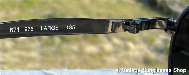Giorgio Armani 671 976 ExtraLarge 135mm Black Sunglasses Giorgio Armani 671 976 Sunglasses main image 3