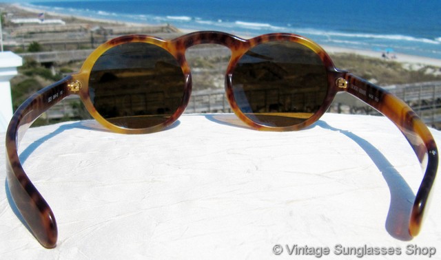 Giorgio Armani 803 064 Round Tortoise Shell Sunglasses display picture 2