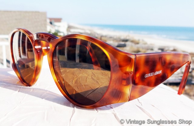 Giorgio Armani 805 015 Tortoise Shell Sunglasses display picture 3