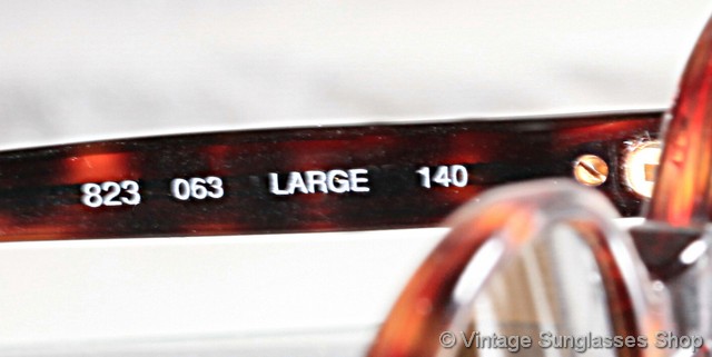 Giorgio Armani 823 063 Round Tortoise Shell Sunglasses display picture 3