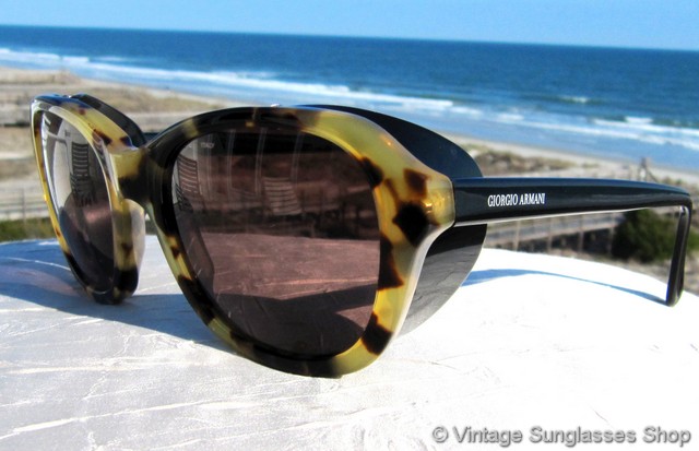 Giorgio Armani 826 147 Yellow Tortoise Shell Glacier  display picture 3