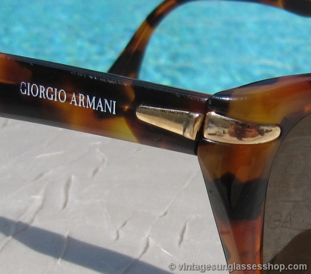 Giorgio Armani Giorgio Armani Sunglasses 846 063 " Classy " Frame Tempered Tortoise Small 