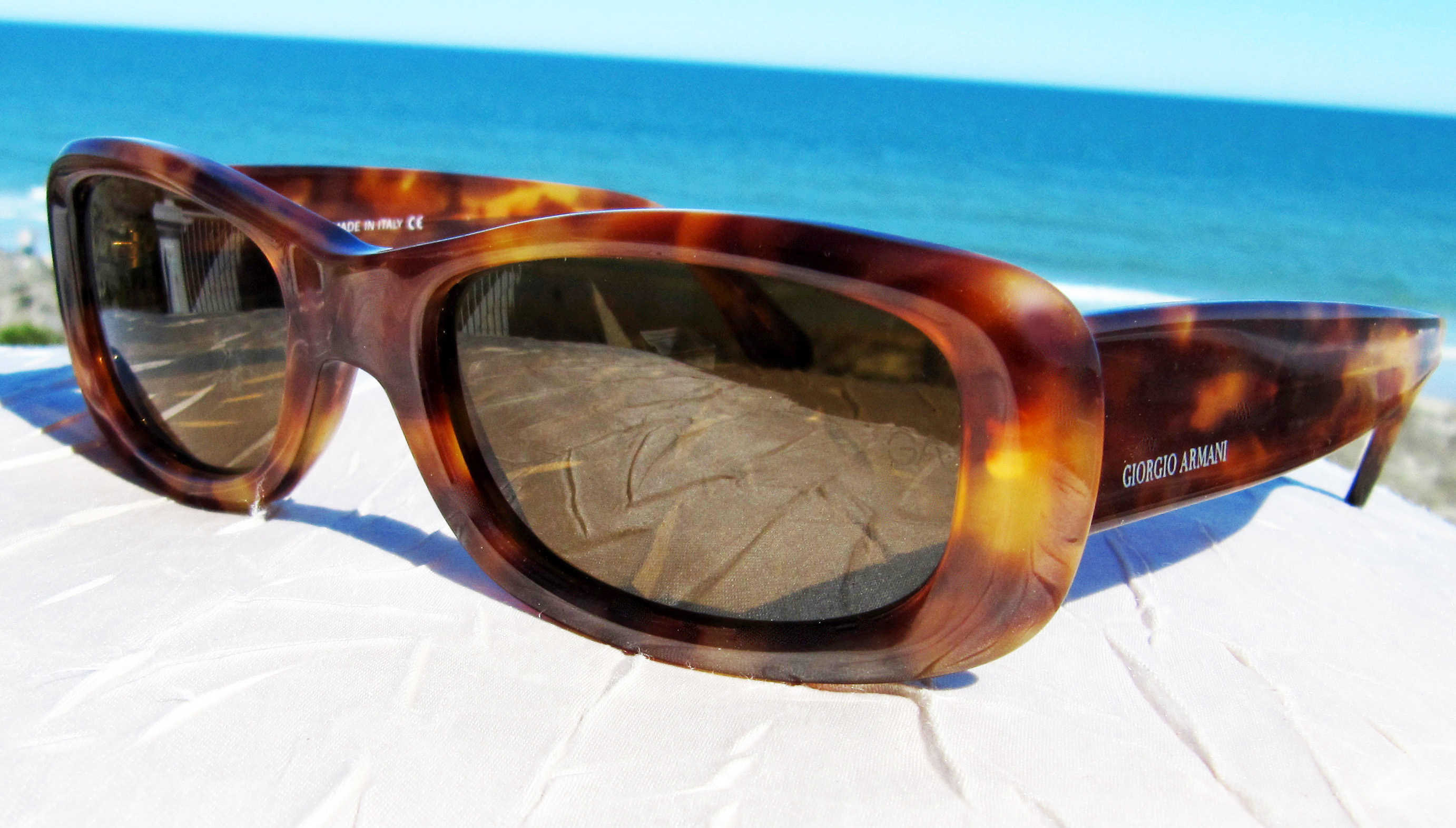 armani tortoise shell sunglasses
