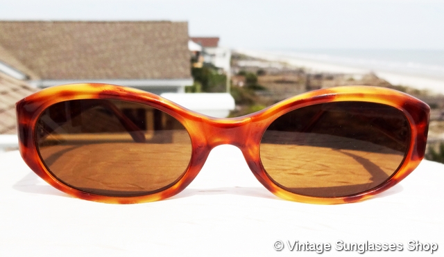 Giorgio Armani orange sunglasses ☀️ Giorgio Armani 805 015 Tortoise Shell Sunglasses main image 4