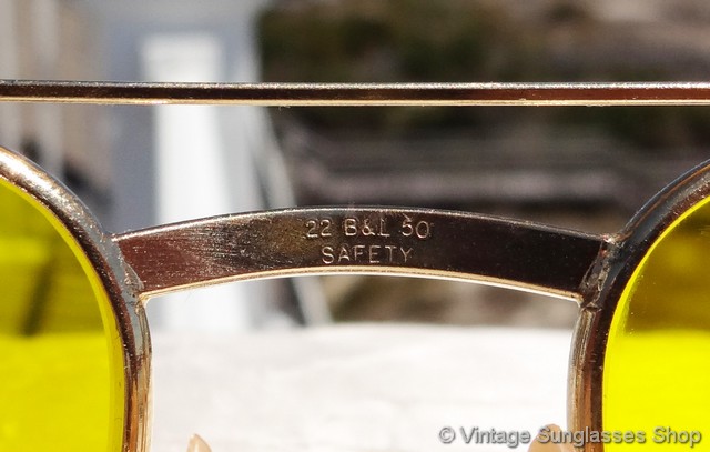 Bausch & Lomb 12k GF Kalichrome Rectangles Sunglasses