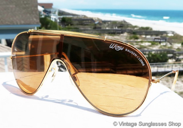 Bausch & Lomb Ray-Ban L1376 Wings Arista B-15 Sunglasses display picture 2