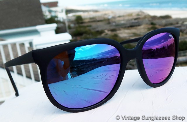 Bolle spectra  PC vintage contour sunglasses Bolle 396 Spectra PC Blue Mirror Sunglasses main image 4