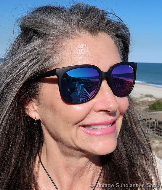 Bolle 396 Spectra PC Blue Mirror Sunglasses display picture 2