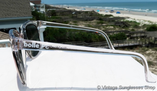 Bolle 396 Spectra Acrylex Clear Blue Mirror Sunglasses display picture 3