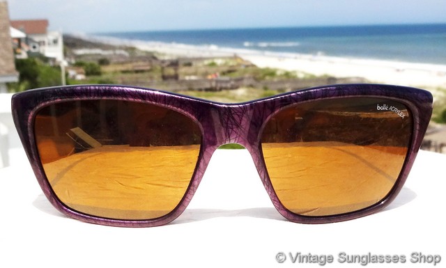 Bolle 527 Acrylex Purple Gold Mirror Sunglasses display picture 2