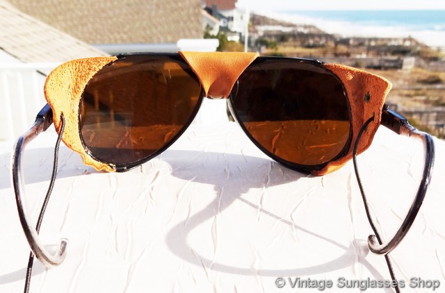 Bolle Acrylex Gold Mirror Glacier Glasses display picture 2