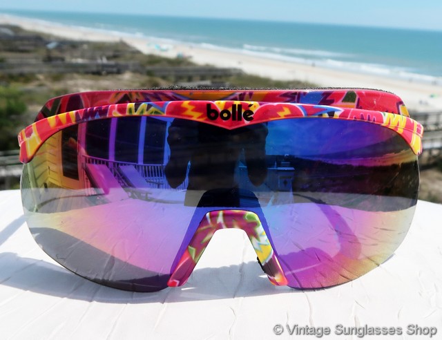 Bolle Multicolor Micro edge sunglasses☀️ Bolle Micro Edge Shield Sunglasses | Fashion Eyewear US main image 4