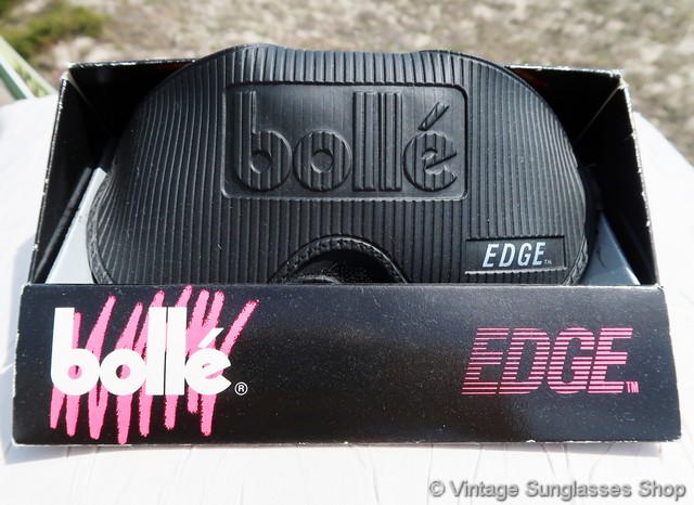 Lunettes De Soleil Vintage Bolle Edge – France, Polarisées, Bras Réglables – Occasion Très Bon état