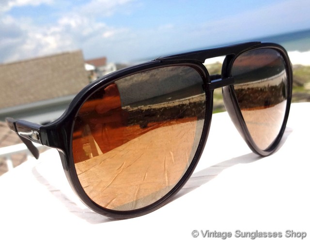 Bolle Irex 100 Mirrored Nylon Aviator Sunglasses