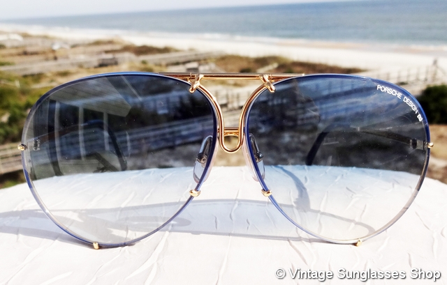 Lunettes De Soleil Carrera Pour Homme – Modèle 5621 – Monture Carrée Dorée – Style PORCHE DESIGN