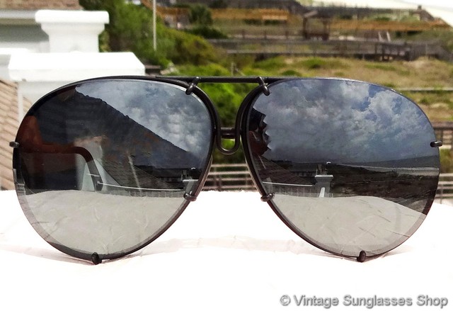 Lunettes De Soleil Vintage Carrera Porsche Design #5623 - Autriche 1987 - Monture Or Aviateur
