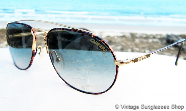 Carrera 5532 41 Blue - Green Gradient Aviator Sunglasses display picture 3