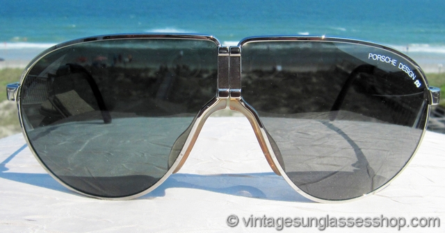 Carrera Porsche Design 5622 Silver Folding Sunglasses display picture 2