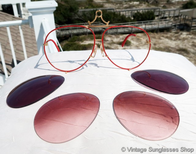 Carrera Porsche Design 5623 36 Red and Gold Sunglasses display picture 1