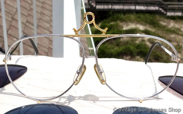Lunettes De Soleil Porsche Design Carrera 5623 72 - Monture Or Aviateur Vintage Années 80