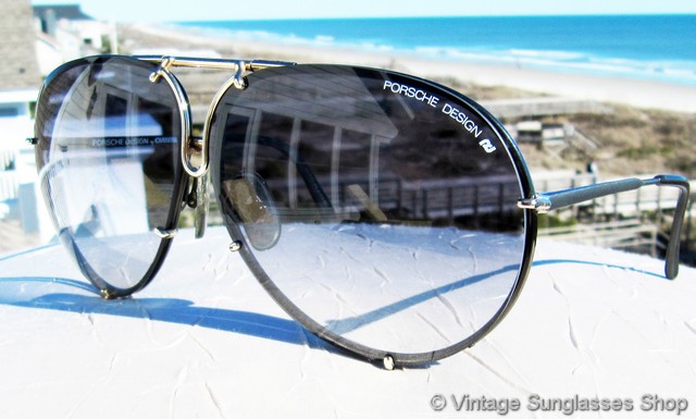 Carrera Porsche Design 5623 97 Black and Gold Blue Gradient Sunglasses