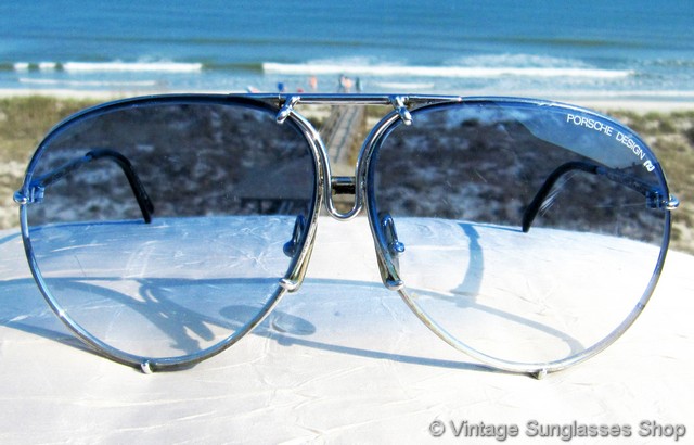 Carrera Porsche Design 5623 Blue Gradient Titanium Silver Sunglasses