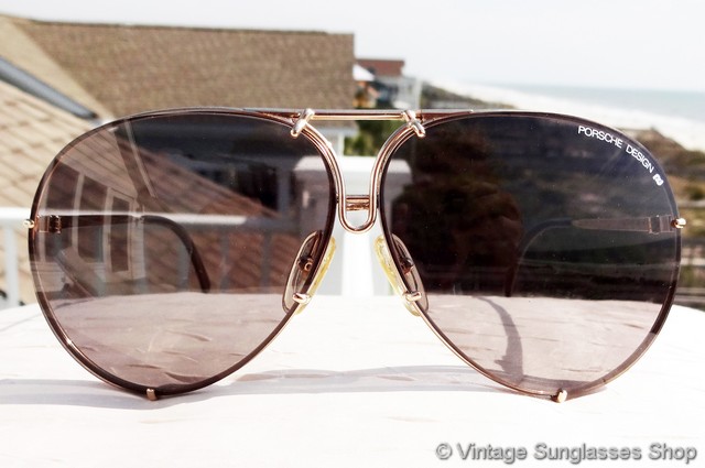 Vintage Porsche Design By Carrera 5623'' Blau Netzwerk Sonnenbrille 