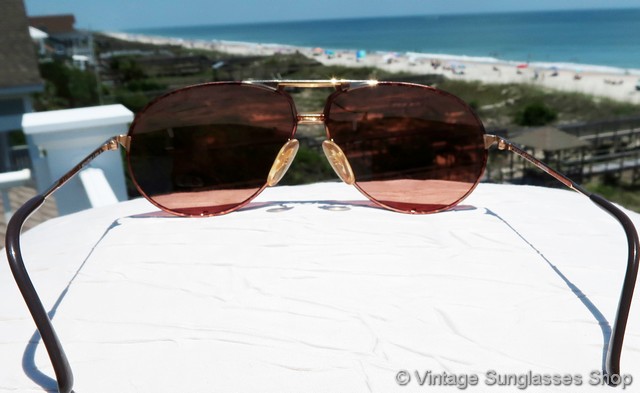 PORSCHE DESIGN BY CARRERA RARE VINTAGE  TORTOISE MOD 5651 Frames AVIATOR Carrera Porsche Design 5651 42 Tortuga Aviator Sunglasses main image 3