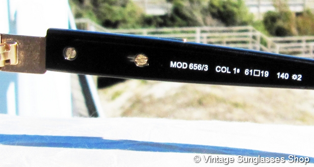 Cazal 656 001 Sunglasses display picture 3