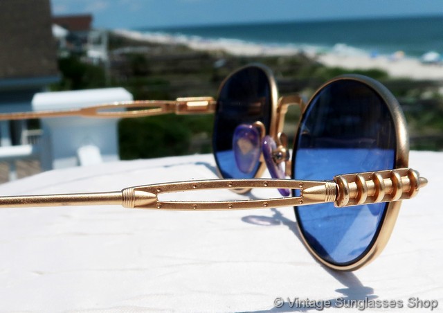 Jean Paul Gaultier 55-6111 Blue Lens Sunglasses