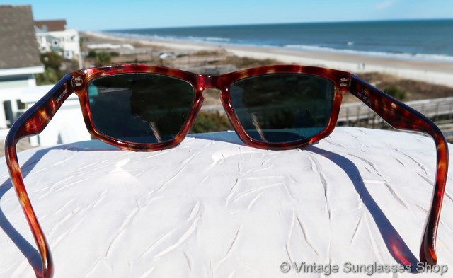 Killer Loop Red Mirror Tortoise Wayfarer Sunglasses display picture 2