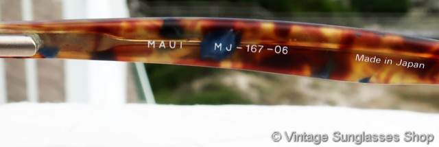 Maui Jim MJ 167 06 Meridian Blue Tortoise Mirrored 