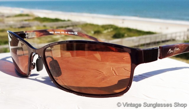 Maui Jim MJ-114 25 Shoreline Sunglasses display picture 1
