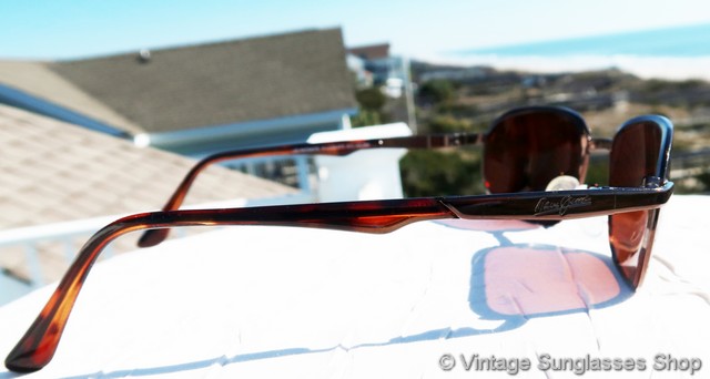 Maui Jim glasses frame, model MJ141-19, made in Italy with matching case Maui jim mj-141 barracuda - Gem main image 3