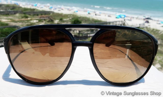 Maui Jim MJ-193 02 Aviator Gold Mirror Sunglasses display picture 1