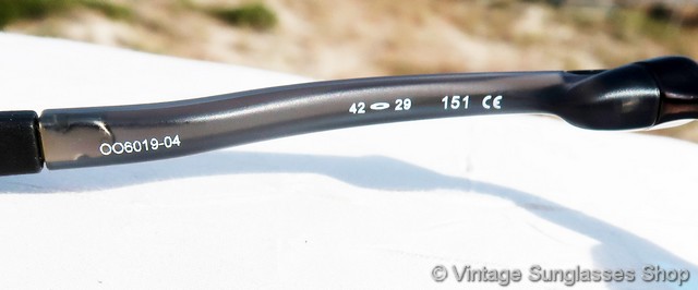 Oakley 006019-04 Madman Carbon Ruby Iridium Polarized Sunglasses