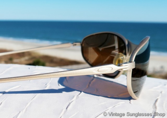 Oakley A Wire Gold Iridium Sunglasses display picture 3